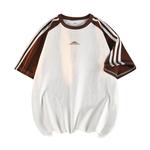 Футболка унисекс KW, небесно-голубой и темно-синий - фото 10