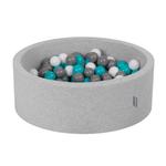 KiddyMoon Мячи пластиковые 7см белые 700 Игрушка набор шариков - фото 3