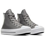 Кроссовки chuck taylor all star lift platform 'grey white' Converse, серый - фото 3