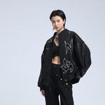 Бейсбольная куртка унисекс BANDITK GANGN, белая, утепленная - фото 11