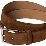 Ремень Hackett Suede Feather Edge, коричневый - фото 2