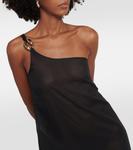 Платье миди falabella из хлопка Stella Mccartney, черный - фото 4