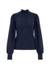 Блуза WE Fashion Blouse, Dark Blue - фото 5