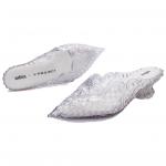 Закрытые тапочки для женщин Melissa, crystal белый - фото 9