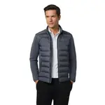 Толстовка Hackett Light Wt Hybrid full zip, серый - фото