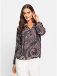 Блузка с принтом в антрацитово-лиловом цвете Heine - фото