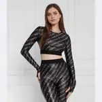 Укороченная блузка Versace, черный - фото 2