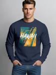 Neverless Свитшот 'Hawaii Beach' в цвете Navy - фото 2