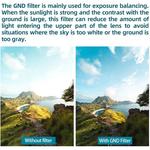 Фильтр 7Artisans Graduated ND Filter (46mm, 1-Stop) GND0.9-46MM - фото 4