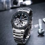 Часы Casio Edifice, арт. EQB-1100AT-2APR, серебристый/черный - фото 2
