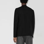 Однобортный блейзер без воротника Maison Margiela, черный - фото 3