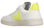 Кожа Veja V-10 'White Jaune Fluo' - фото 3