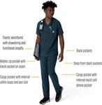 Брюки Carhartt для мужчин, Navy - фото 2