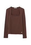 Топ OXXO SQUARE NECK , Chicory Coffee/Brown - фото 7