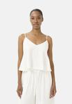 Топ Gestuz GZCAMILA SINGLET, Egret/White - фото