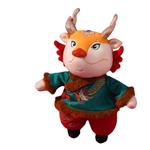 Китайский стиль плюшевая игрушка дракон высота 28см V&A Morris - фото 8