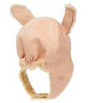 Шапка капи из искусственного меха и кожи Donsje, розовый - фото 3