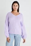 Джемпер JDY JDYDINEA L/S REVERSIBLE, Pastel Lilac/Mottled Lilac - фото