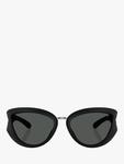 DL3007 Unisex солнцезащитные очки Cat Eye Diesel, Black - фото 2