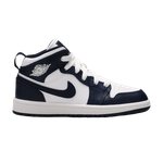 Кроссовки Air Jordan Air Jordan 1 Mid PS 'Obsidian', белый - фото