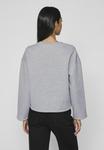 Толстовка VILA RUNDHALS, Light Grey Melange/Grey - фото 3