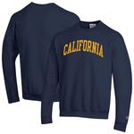 Мужской свитшот с капюшоном navy cal bears basic arch fleece Champion - фото