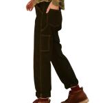 Штаны плотника почти черного цвета THE GREAT - фото 2