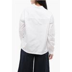 Белая хлопковая рубашка Woolrich, White - фото 2