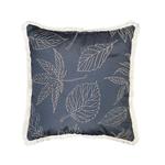 Декоративная подушка Harper Lane Fall Foliage с бахромой, черный - фото