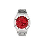 Часы Casio G-Shock Analog-Digital 2100 Series, арт. GA-2100-4A, 44 мм, серебристый - фото