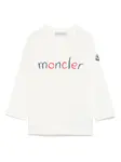 Футболка с логотипом Moncler Enfant, белый - фото