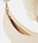 Кожаная сумка через плечо le bisou doux Jacquemus, бежевый - фото 3