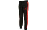 Брюки iconic t7 logo printed sweatpants men's black Puma, черный - фото 3
