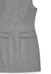 Платье NA-KD TAILORED SLEEVELESS MINI, Grey - фото 6