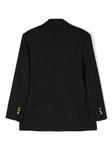 Balmain Kids двубортный блейзер, черный - фото 2