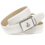 Кожаный ремень Anthony Crown Anthoni Crown, белый - фото