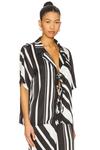 Рубашка Agnes Sndys, black & white - фото 2
