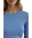 Свитер Lauren Ralph Lauren Cotton-Blend Sweater, Sky Blue - фото 3