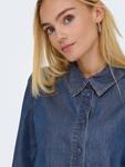 Блуза ONLY ONLLINA, Blue Denim - фото 7