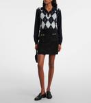 Кожаная мини-юбка Rixo, Black - фото 2