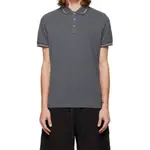 Серая поло для мужчин Moncler, серый - фото 3