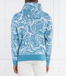 Толстовка мужская Boss Orange с узором, синий - фото 4