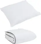 Зимнее одеяло с подушкой, 2 шт., белое пуховое перо vidaXL - фото