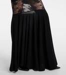 Платье с кружевными панелями Nina Ricci, черный - фото 5