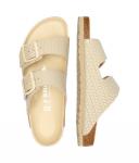 Кожаные тапочки Аризона Лена Birkenstock, экрю - фото 4