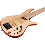 Ibanez Premium SR5FMDX2 5-струнная электробас-гитара Natural Low Gloss - фото 4
