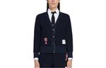 THOM BROWNE FW22 Вязаный свитер Women's Marine Blue - фото
