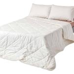 Покрывало Homescapes Herbst Winter, 200x10x200 см, белый - фото 3