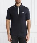 Рубашка поло Boss Green, синий - фото