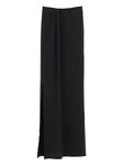 Юбка макси с разрезом Jacquemus, черный - фото